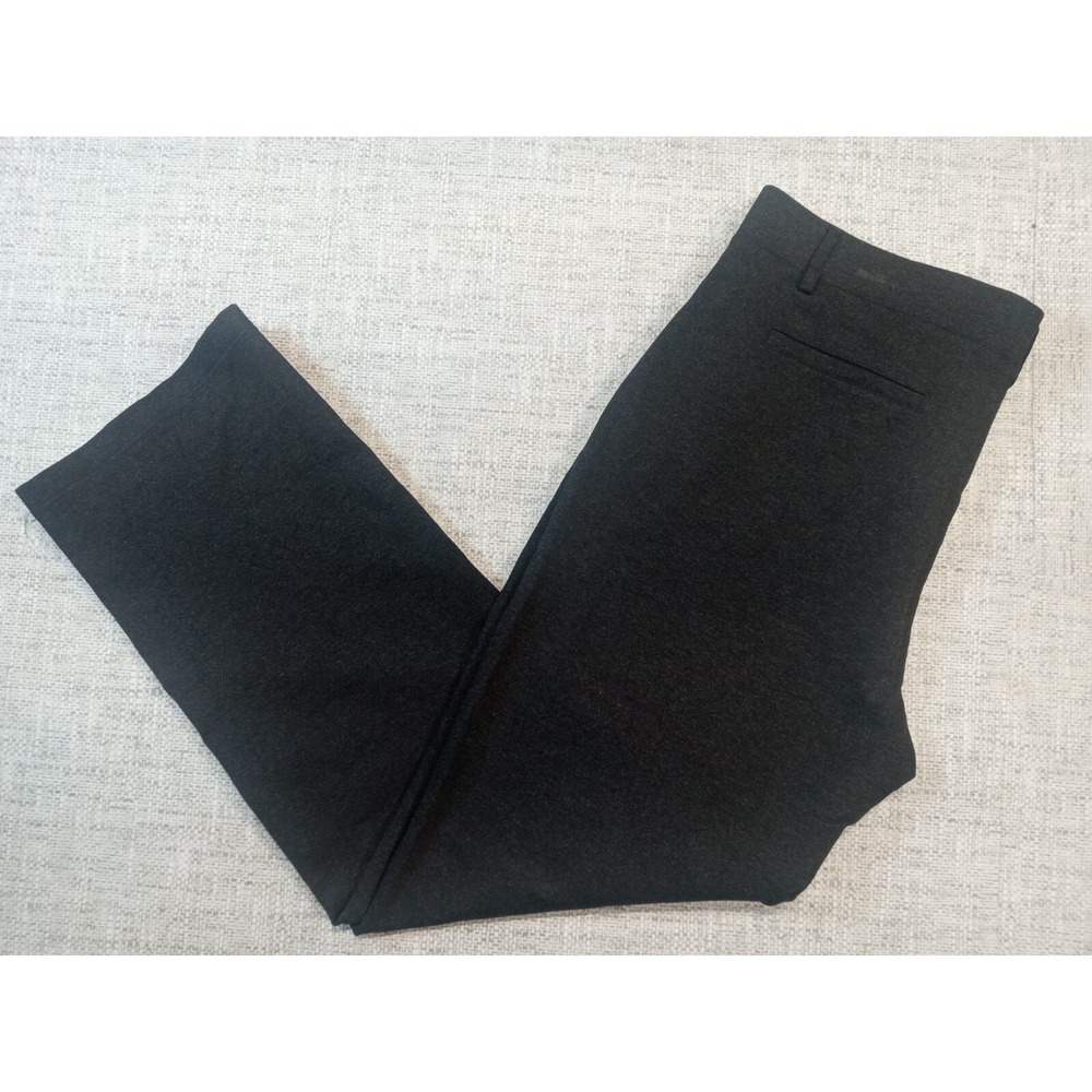 Tapata Size XL Grey Nylon Rayon & Elastane Stretch Straight Leg Dress Pants